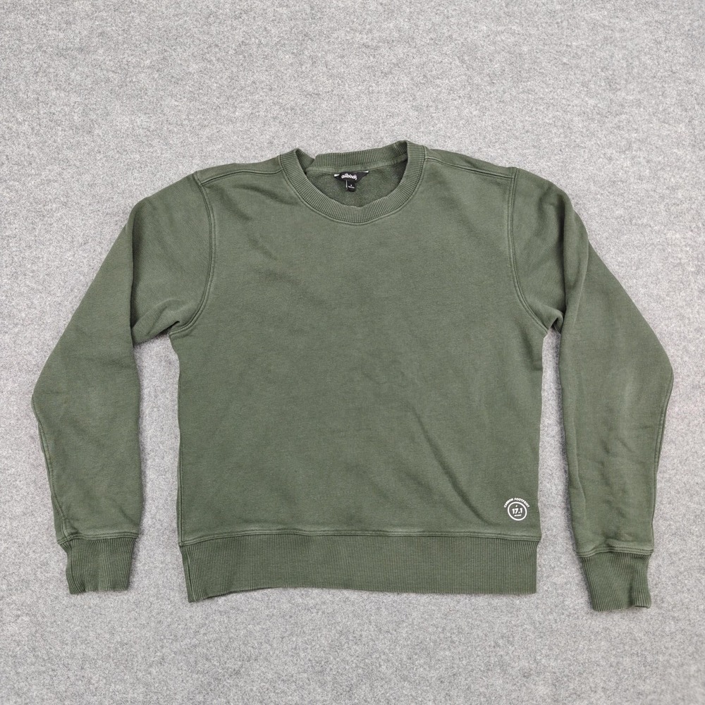 Allbirds Sweatshirt Womens Small Green Organic Cotton Hemp R&R Crewneck Pullover